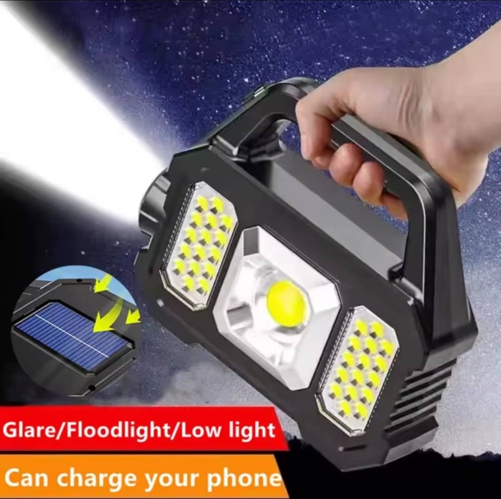 IEEYEEY Solar Rechargeable LED Flashlight