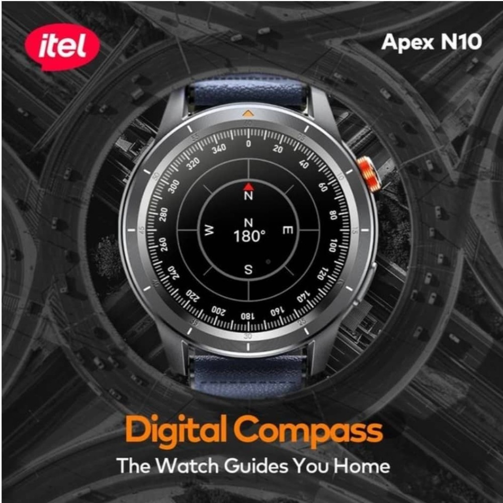 itel Apex N10 Smartwatch 1.43" Amoled Digital Compass
