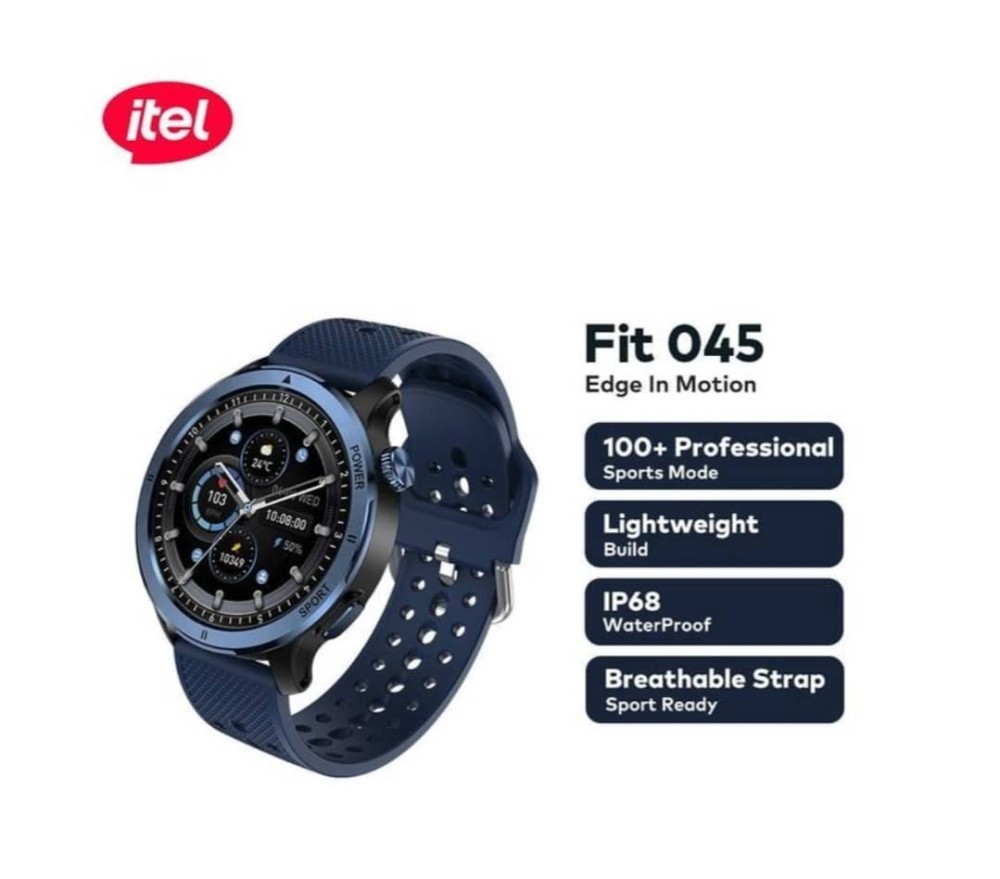 Itel Smart watch Fit 045 Metallic Bezel