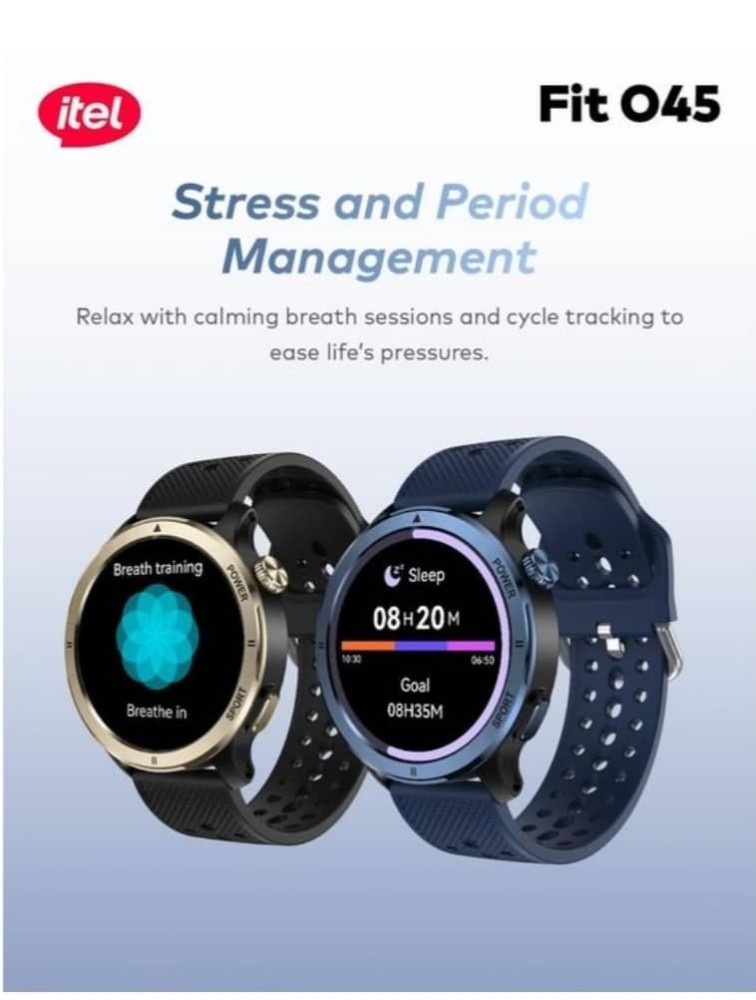 Itel Smart watch Fit 045 Metallic Bezel