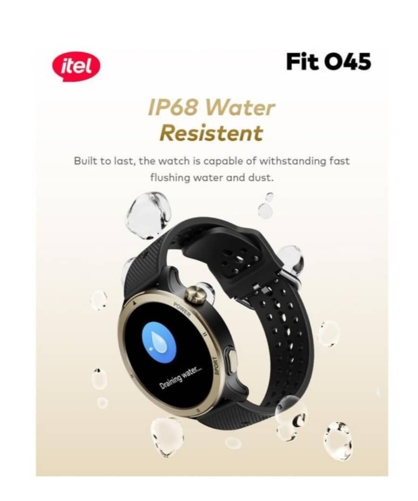 Itel Smart watch Fit 045 Metallic Bezel