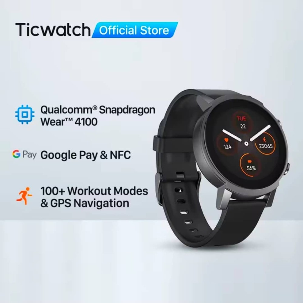 Ticwatch E3 Wear OS Smartwatch for Men and Women