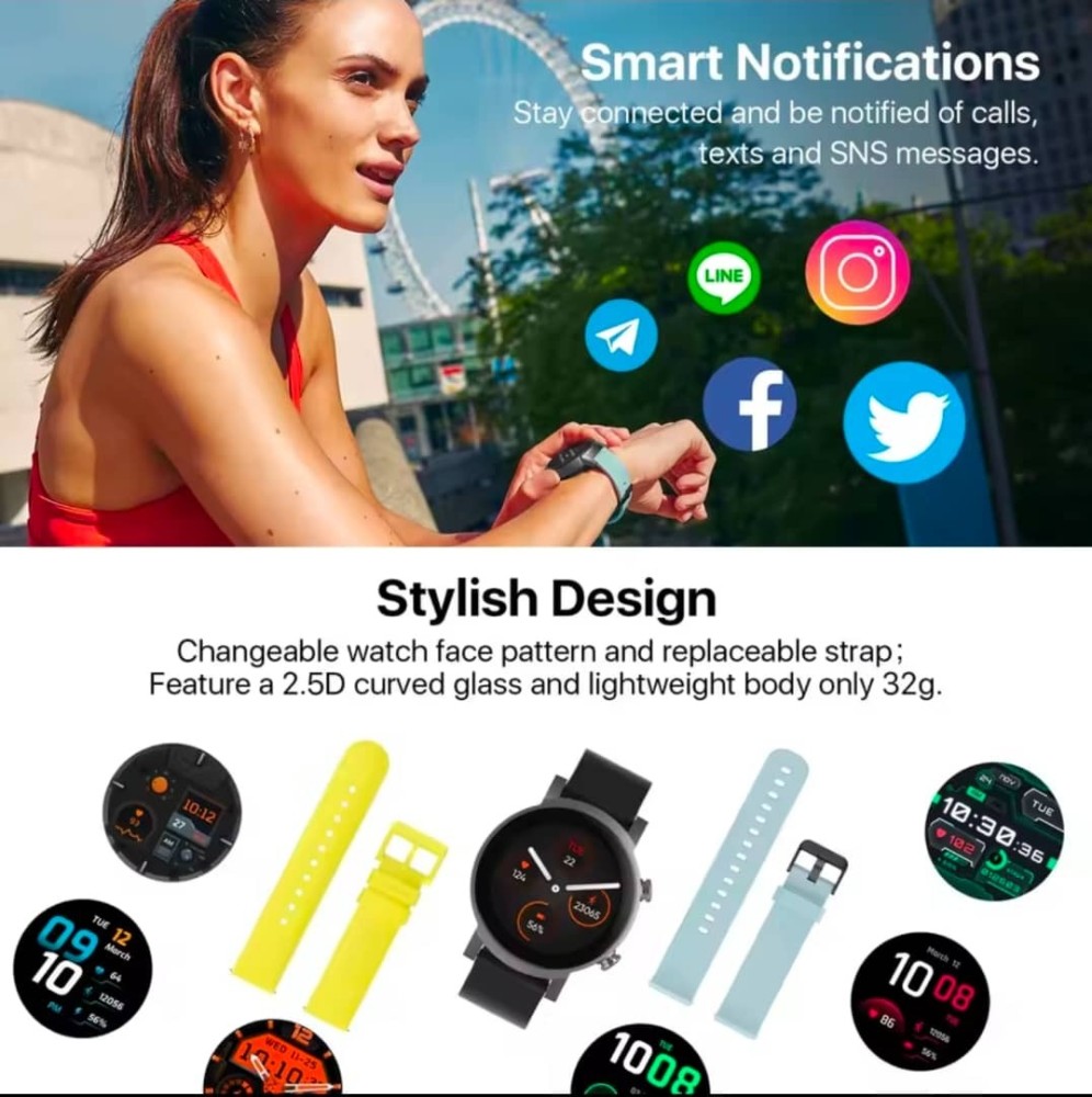 Ticwatch E3 Wear OS Smartwatch for Men and Women