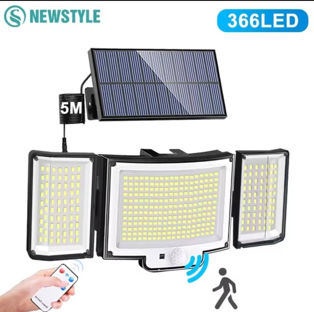 Newstyle 366 LED Solar Outdoor Lights