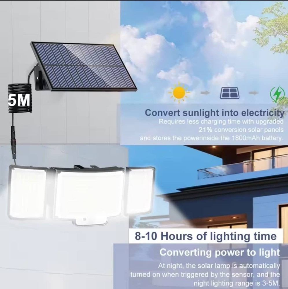 Newstyle 366 LED Solar Outdoor Lights