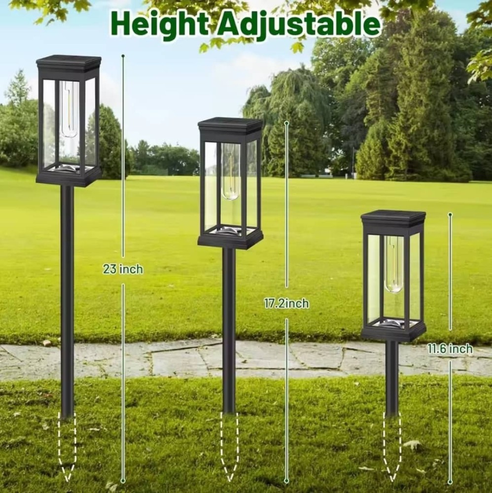 4 PCS Solar Outdoor Garden Lights