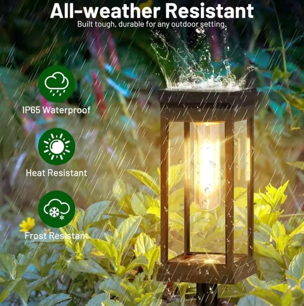 4 PCS Solar Outdoor Garden Lights