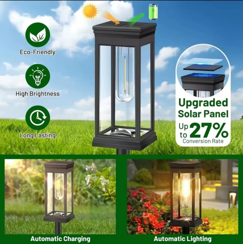 4 PCS Solar Outdoor Garden Lights
