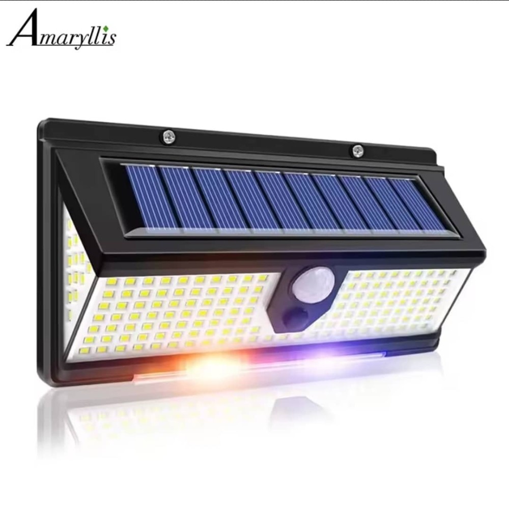 Amaryllis 190led Solar Led Light Outdoor Wall Lamp