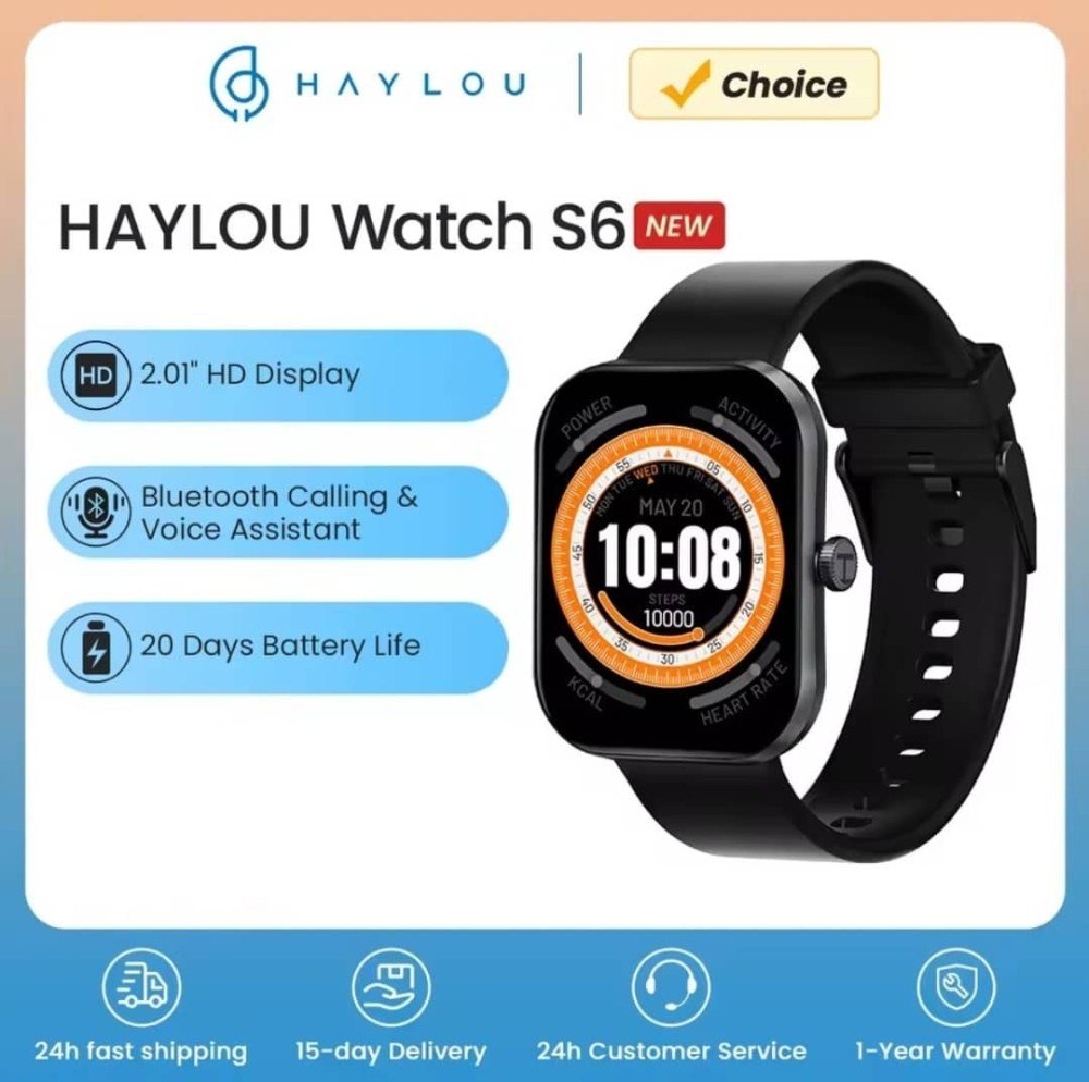 HAYLOU Watch S6 Voice Calling Smart Watch Unisex