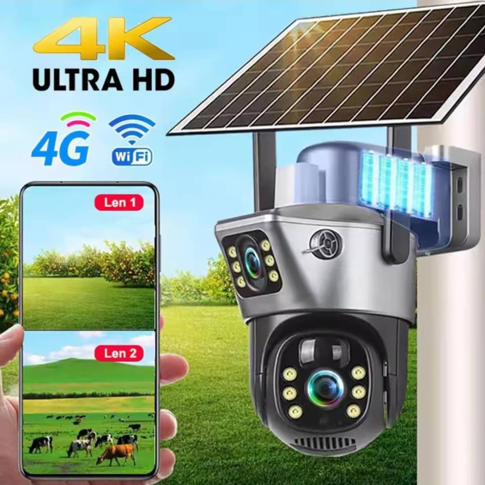 V380 Pro 4G Solar Camera