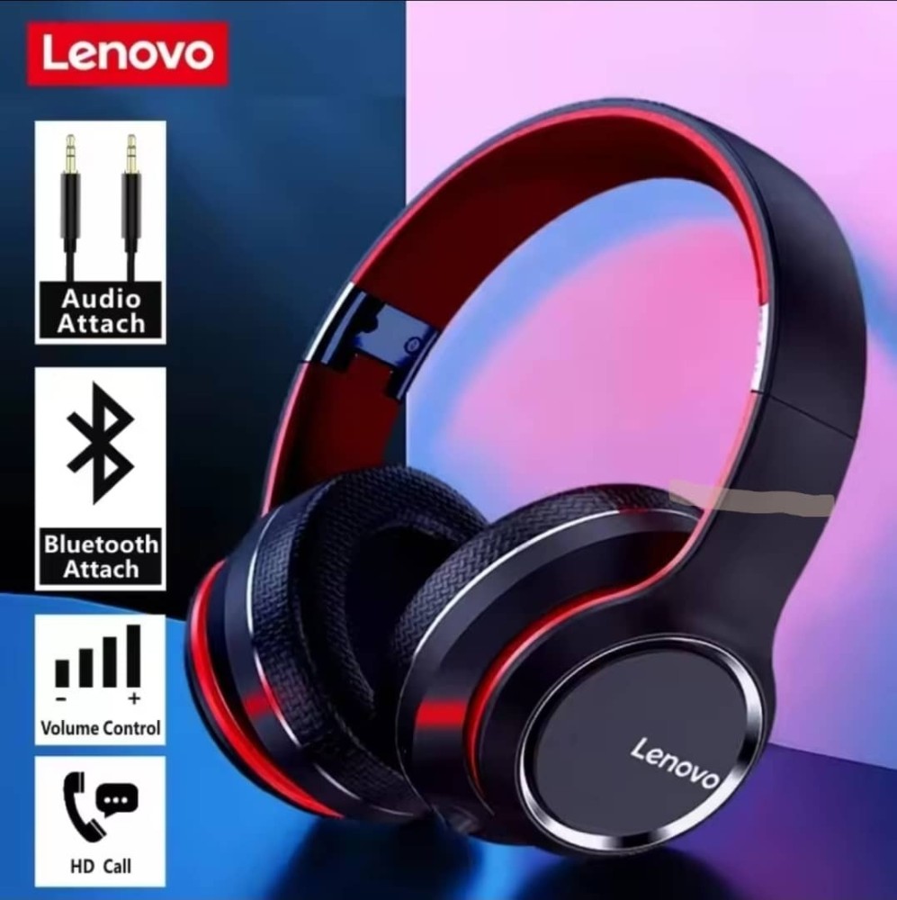 Lenovo HD200 Bluetooth Foldable Wireless Headphone
