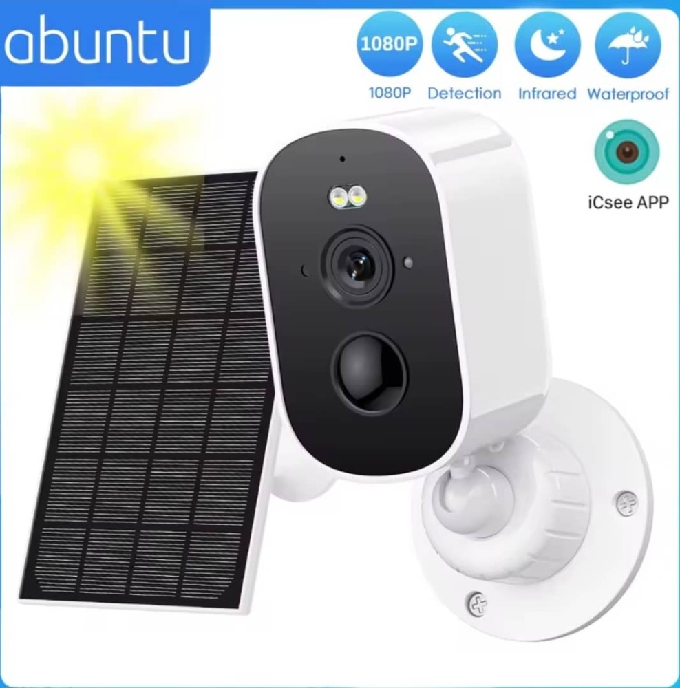 Abuntu 1080P WiFi Camera Solar Outdoor Camera